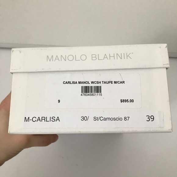 ✨SOLD✨ Manolo Blahnik Carolyne Slingback Leather Pumps - Picture 8 of 10